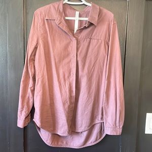 lululemon button up shirt